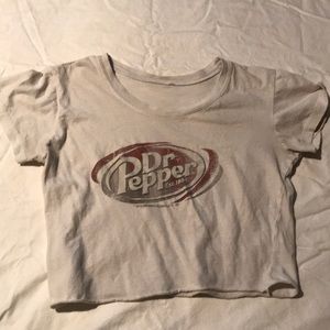 cropped dr. pepper t-shirt